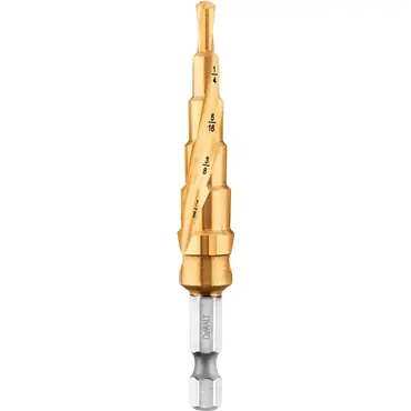 DeWalt DWA1784IR 3/16 to 1/2 Inch Impact Ready Step Drill Bit