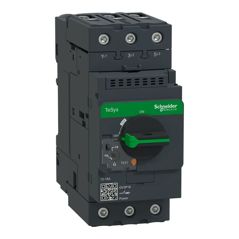Schneider Electric GV3P18 Square D 600 VAC 40 Amp 3-Pole Manual Motor Starter