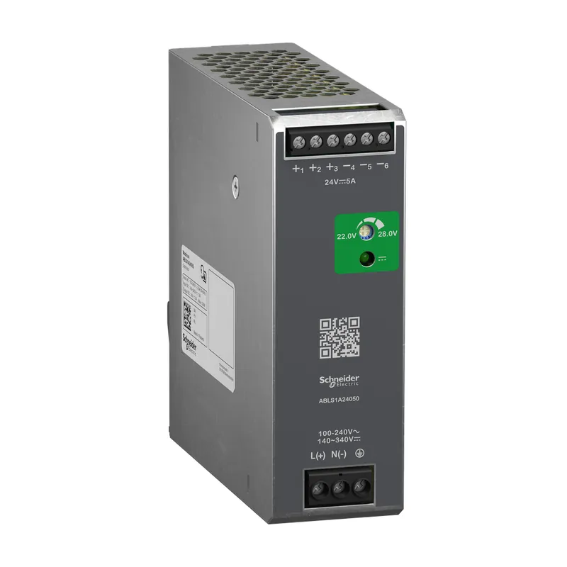 Schneider Electric ABLS1A24050 SQUARED Regulated Power Supply 100 to 240V AC 24V 5A