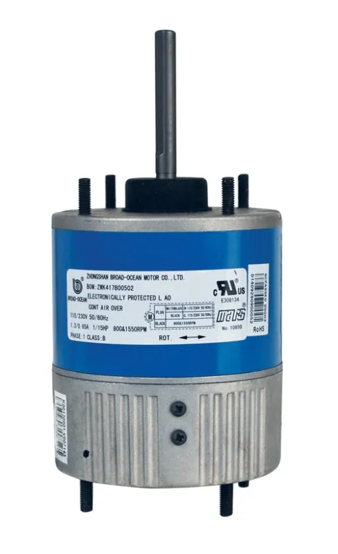 MARS 10852 Refrigeration Fan Motor 1/15-1/22 hp 5/16