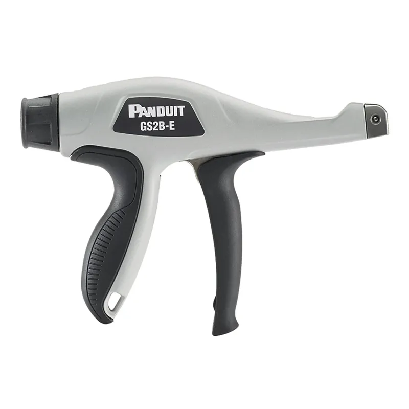 Panduit GS2B-E Cable Tie Hand Tool, Light Gray, Black, 7.82 x 1.28