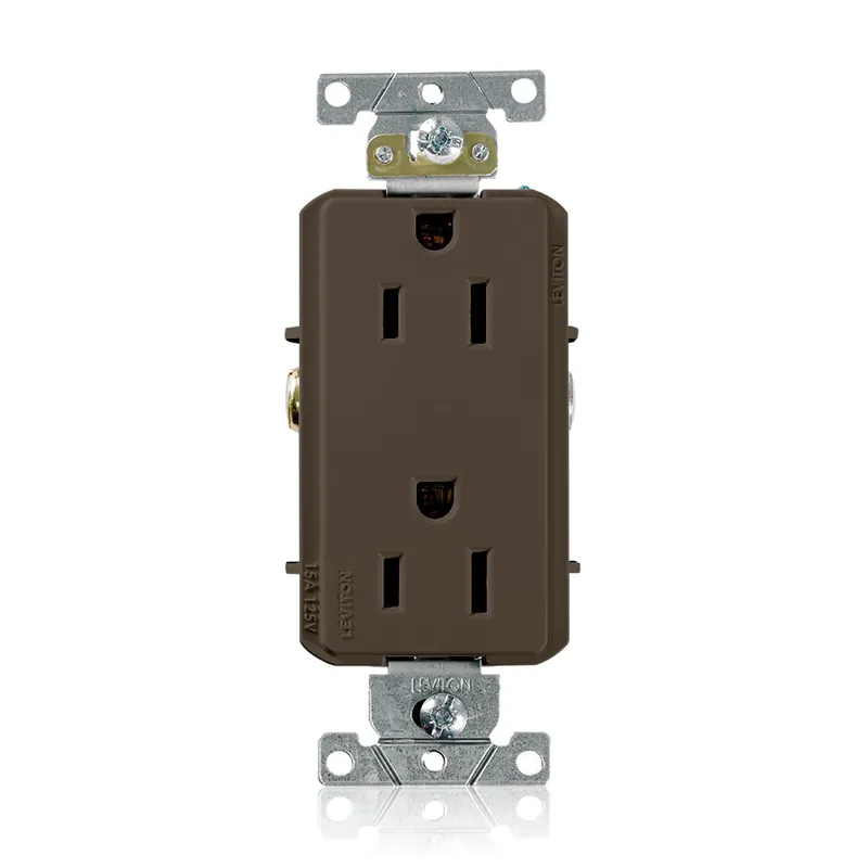 Leviton 16242 Decora Plus Duplex Receptacle 15 Amp 125 Volt NEMA 5-15R