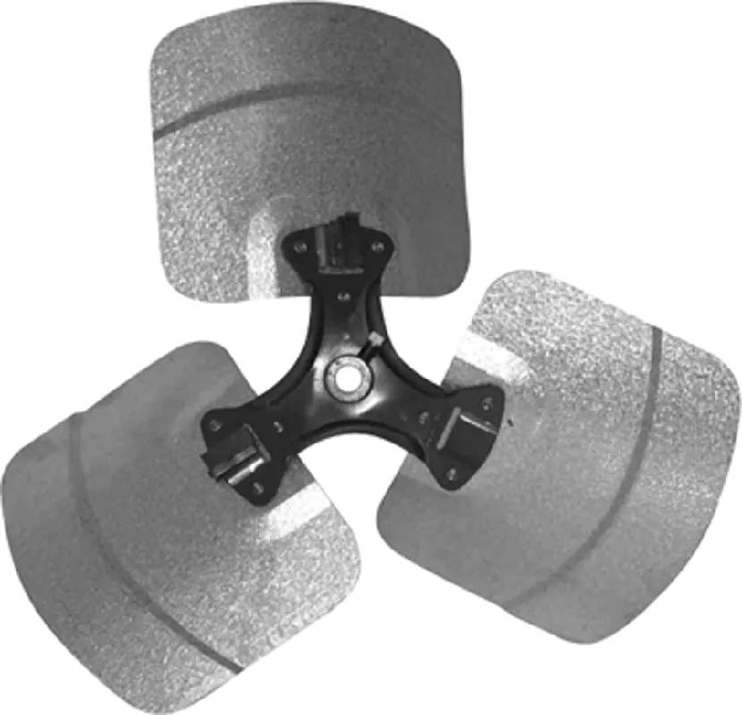 MARS 40053 Fan Blade, 22 3-Blade CW 27 Degree Pitch Heavy Duty Condenser