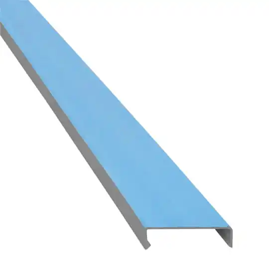 ABB TYD2CPG6 Wiring Duct Cover, 6 ft L x 2 in W, PVC, Gray