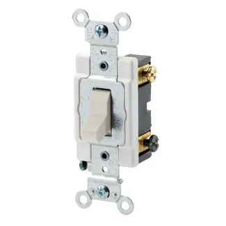 Leviton CSB4-20T SW4 LA CP0/00/010 20 Amp 120/277 Volt Toggle 4-Way AC Quiet Switch