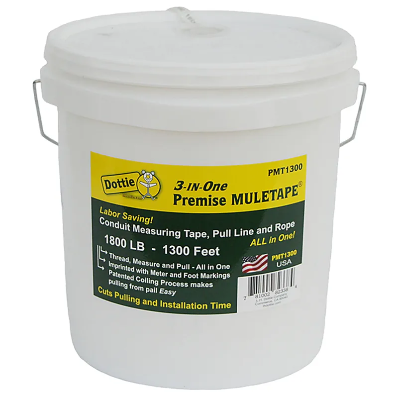 LH DOTTIE PMT1300 Premise Muletape 1800 lbs load 5/8 in width 1300 ft length