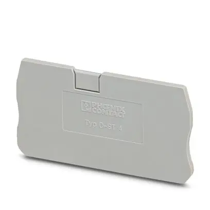 Phoenix 3030420 55.9 x 2.2 x 29 mm Gray Polyamide Terminal Block End Cover