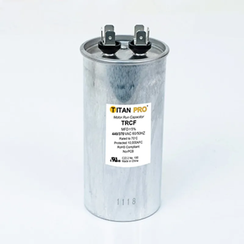 Diversitech TRCF60 Run Capacitor 60 Mfd 440/370V Single Round Titan Pro