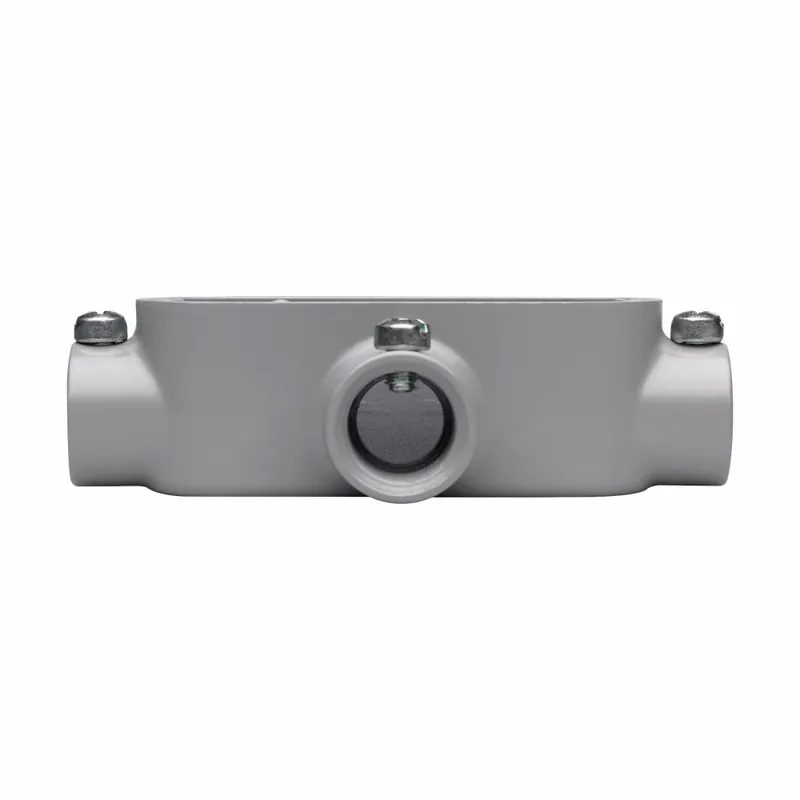 Crouse-Hinds T65CGN Condulet Type T Conduit Outlet Body With Cover and Neoprene Gasket 2 in Hub