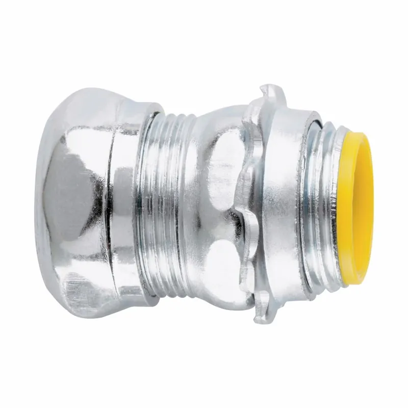 Eaton 1650 Insulated Straight Compression Connector 1/2 In