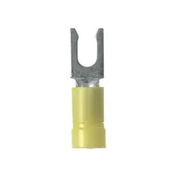 Panduit PV10-10LF-L Locking Fork Terminal, Vinyl Insulated, #10, 12-10 AWG