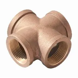 Merit Brass XNL110-32 Pipe Cross 2 in Nominal FNPT End Style 125 lb