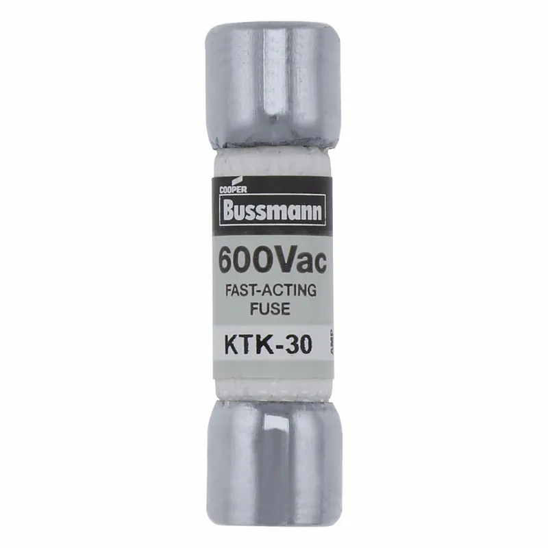 Bussmann KTK-12 600V 12Amp Limitron Fast-Acting Supplemental Fuse Non-Indicating 100kAIC @ 600Vac