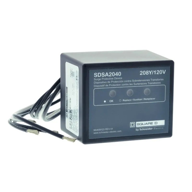 Square D SDSA2040 Surge Protection Device 40kA 208Y/120 VAC 3 Phase 4 Wire