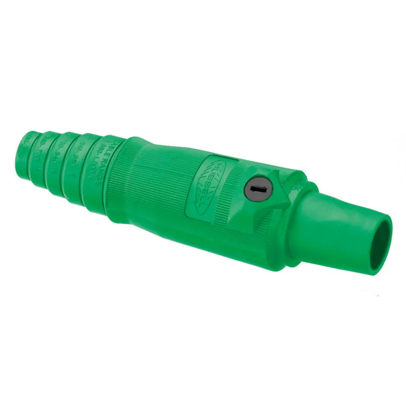 Hubbell HBL400FGN 400 Amp 600 VAC 250 VDC 1-Pole Green Female Plug