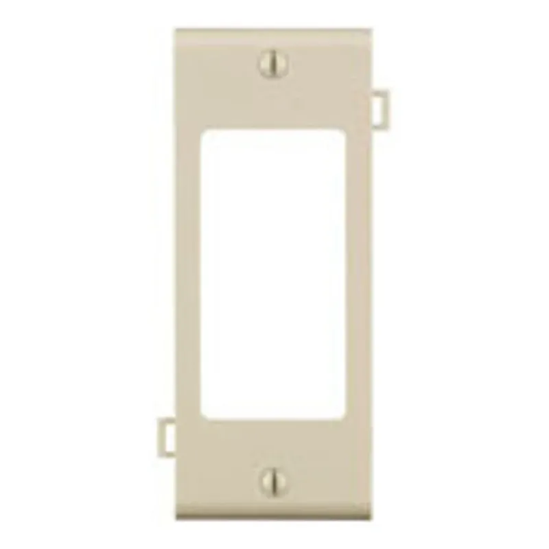 Leviton PSC26-T 1-Gang Decora/GFCI Device Decora Wallplate, Sectional, Thermoplastic Nylon, Device Mount Center Panel, Light Almond