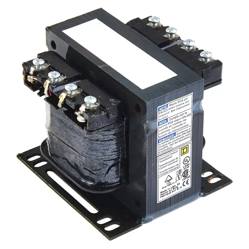 Square D 9070T50D12 50 VA 480 VAC Primary 240 VAC Secondary 1-Phase Control Transformer