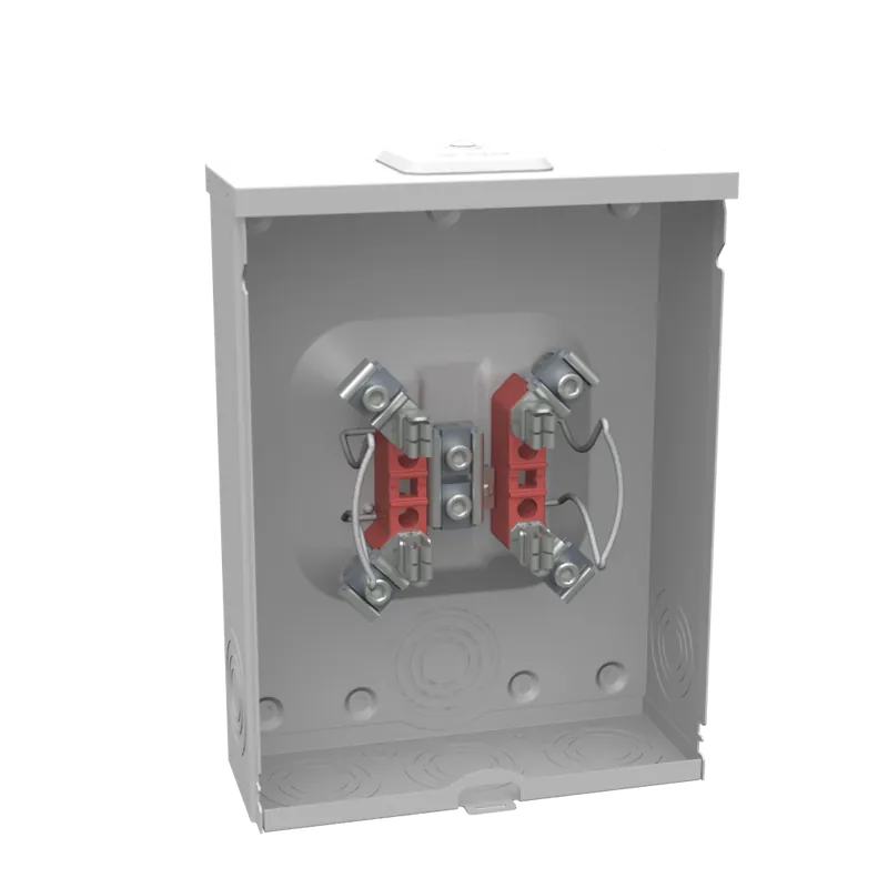 Milbank U7040-XL-TG Single Position Meter Socket 200 Amp 1 Phase Ringless No Bypass 4 Term OH UG 600V
