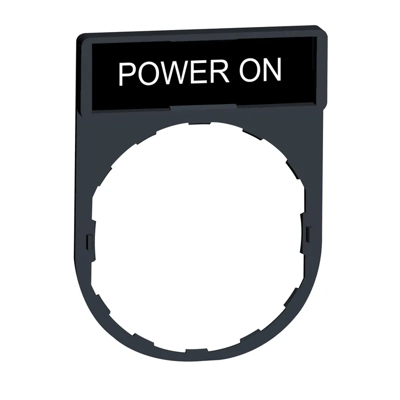 Schneider Electric ZBY2326 Power On Marked Standard Legend Holder