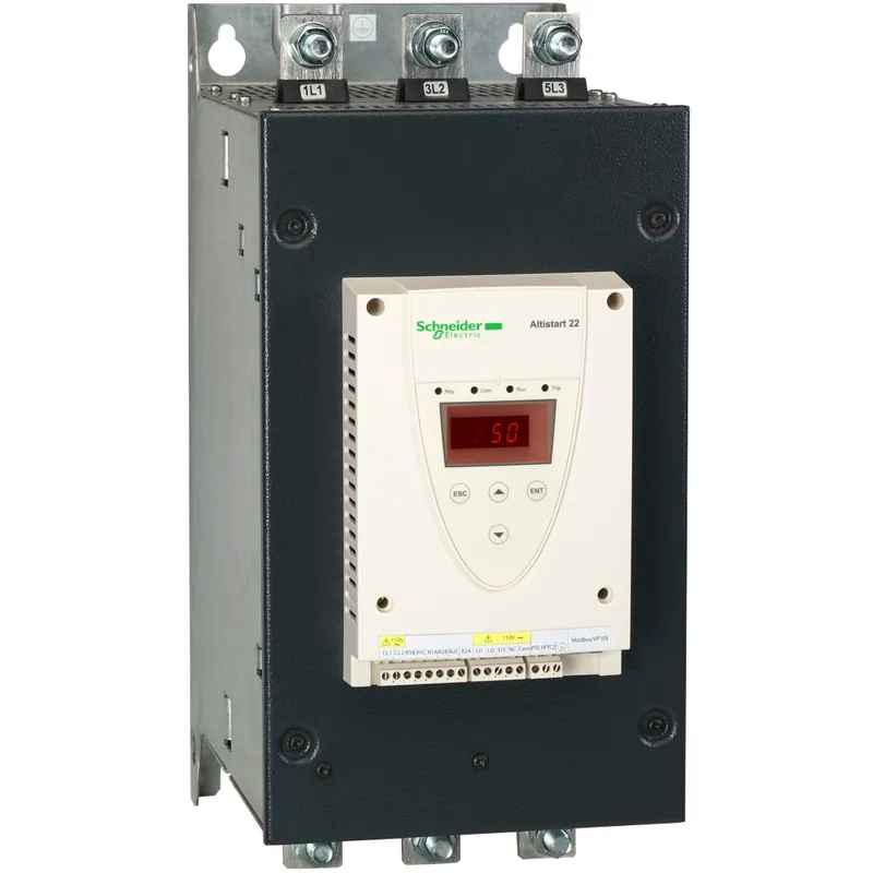 Schneider Electric ATS22C21S6U Soft Starter 110 VAC 210 Amp 90 kW