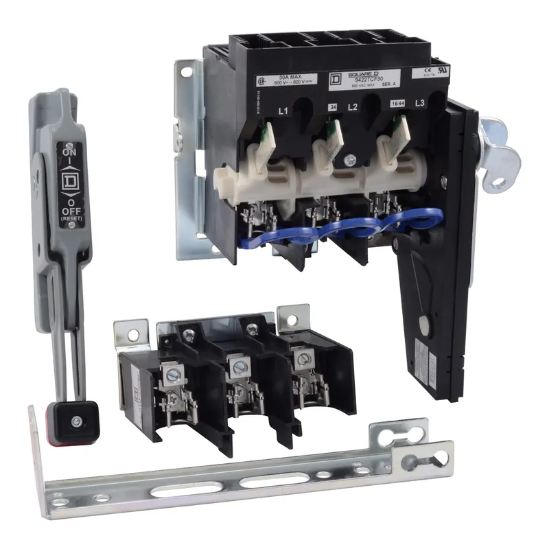 Square D 9422ATCF331 Fusible Disconnect Switch 30 Amp 600 VAC/VDC NEMA 1/3/3R/4/12
