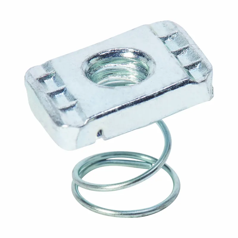 B-Line N7224ZN Spring Nut 0.150 Inch 1/4 In-20 TPI
