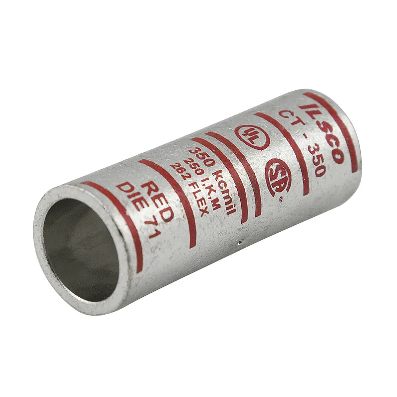 ILSCO CT-2/0 Surecrimp Copper Compression Sleeve, Conductor Size 2/0