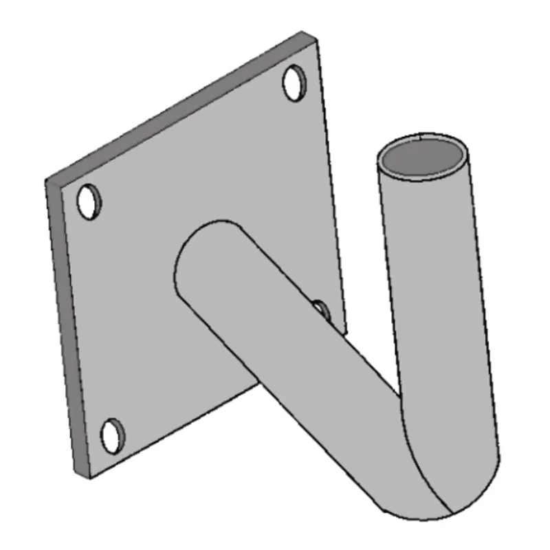 Dialight FLX1RAB20DB Right Angle Mounting Bracket for 2-3/8 in Light Mount LED Floodlight
