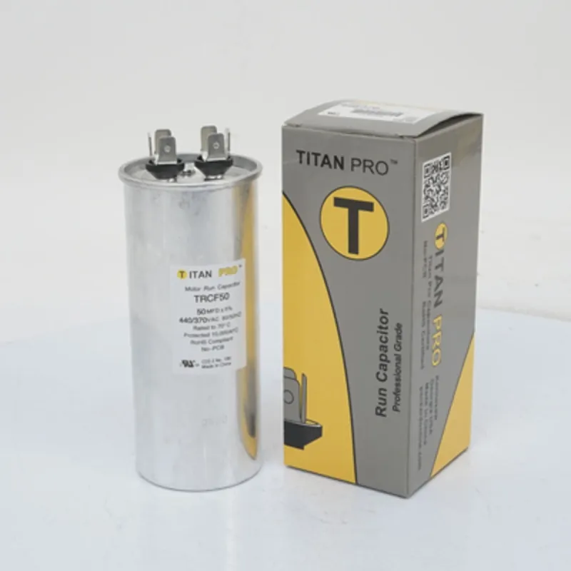 Diversitech TRCF50 Run Capacitor 50 Mfd 440/370V Single Round Titan Pro