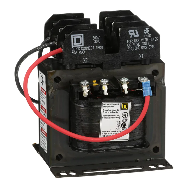 Square D 9070TF100D20 Control Transformer 100 VA 208/230/460 V Primary 115 V Secondary