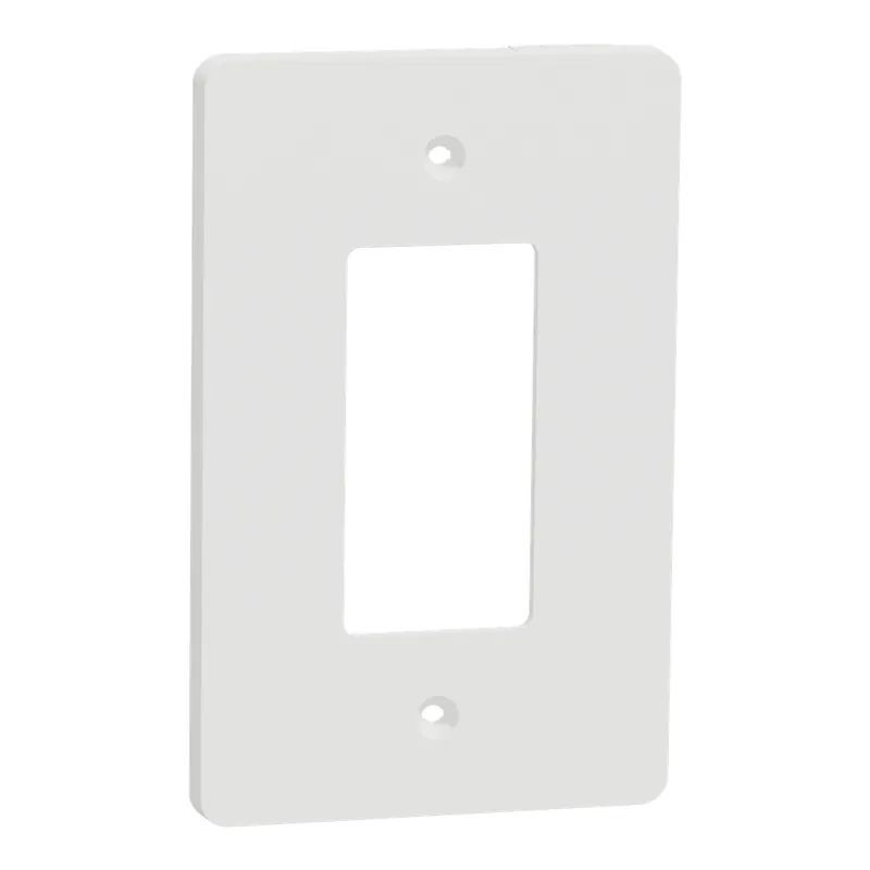 Square D SQWS141001WH Cover Frame, X Series, 1 Gang, Mid Sized Plus