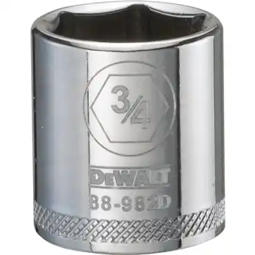 DeWalt DWMT88982OSP 3/8 in Drive Polished Chrome Standard Socket