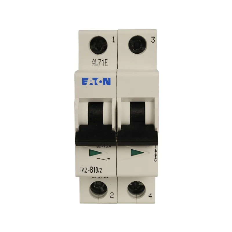 Eaton FAZ-C10/2-NA FAZ-NA UL 489 MCB 10A 2 Pole 277/480V