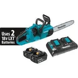 Makita XCU03PT 18V X2 (36V) LXT Lithium-Ion Brushless Cordless 14 Chain Saw Kit (5.0Ah)