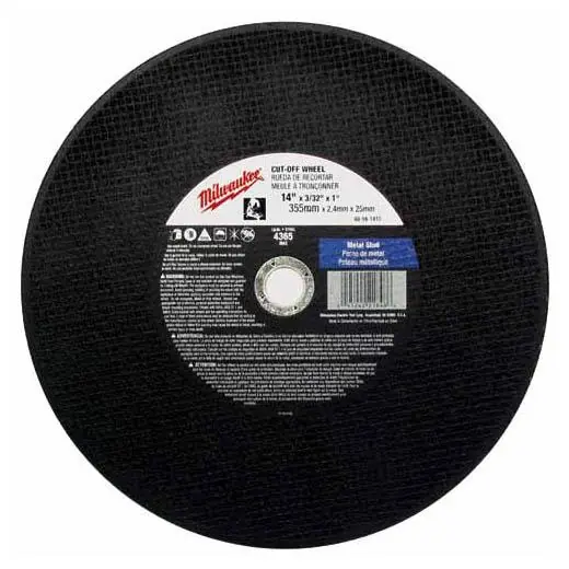 Milwaukee 49-94-1405 Type 1 Cut-Off Wheel 14 in x 3/32 in x 1 in A36P