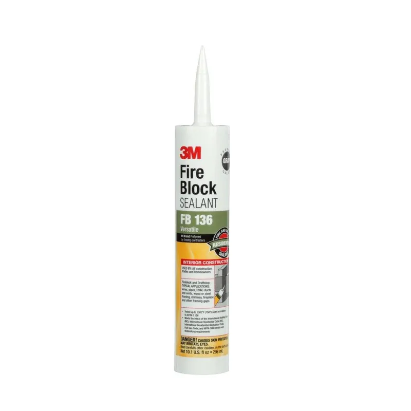 3M 7100155919 Fire Block Sealant FB 136, Gray, 10.1 oz Cartridge, 12/case