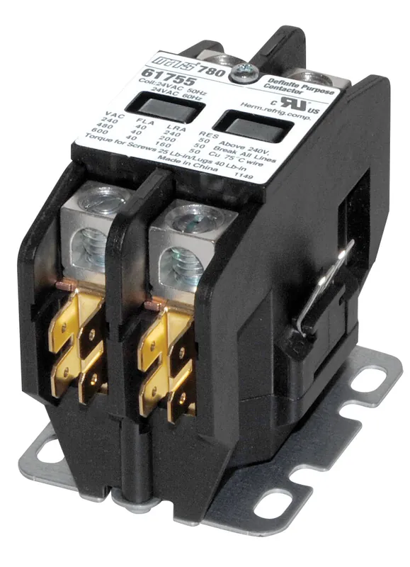 MARS 61755 M M 61755 2POLE 24V 40A CONTACTOR W/LUG