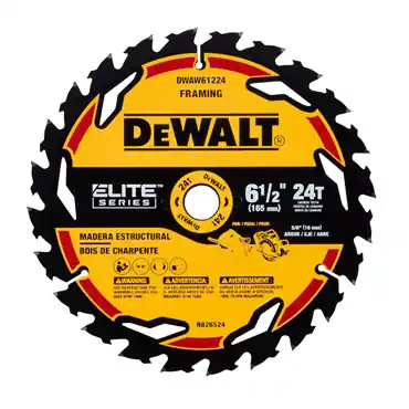 DeWalt DWAW61224 6 1/2IN 24T Elite Series Blister