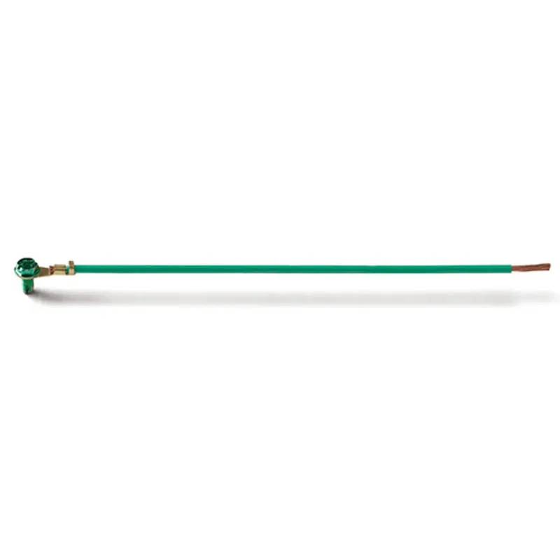 EPCO 20036 Ground Bonding Pigtail Insulated Stranded Wire Conductor Size 12 AWG Length 8 IN Replacement MPN