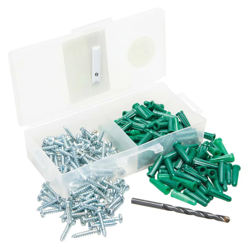 Greenlee 84012 Plastic Conical Anchor Kit #10 x #12 Screw Type C Bit Size 1/4