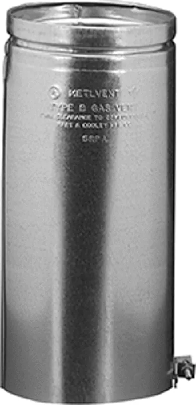 Hart & Cooley 016207 B-Vent Pipe, 5 x 12 Adjustable Length Round