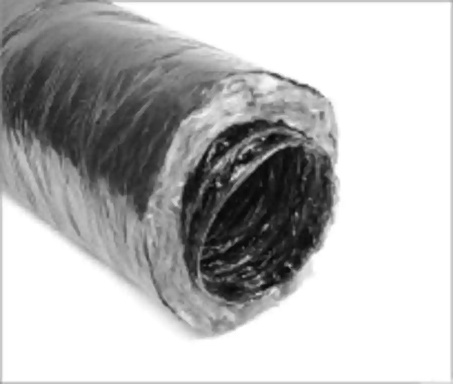 Hart & Cooley 51316 Flex Duct, 9 x 25' Insulated R6 Black Polyester