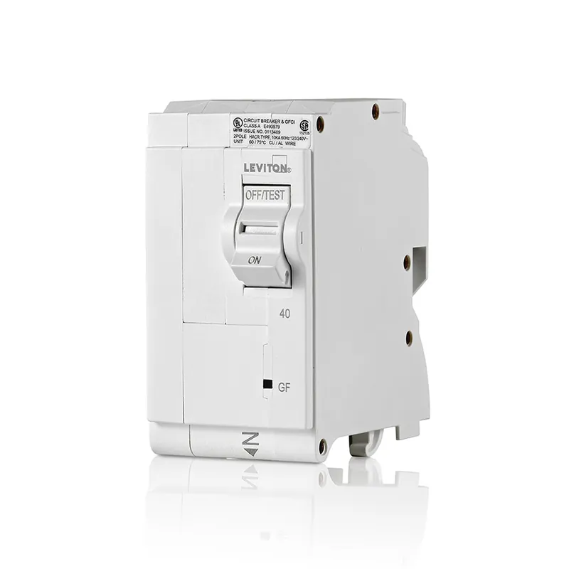 Leviton LB240-GF Branch Circuit Breaker GFCI 2-Pole 40A 120/240V 10kA Interrupt Rating