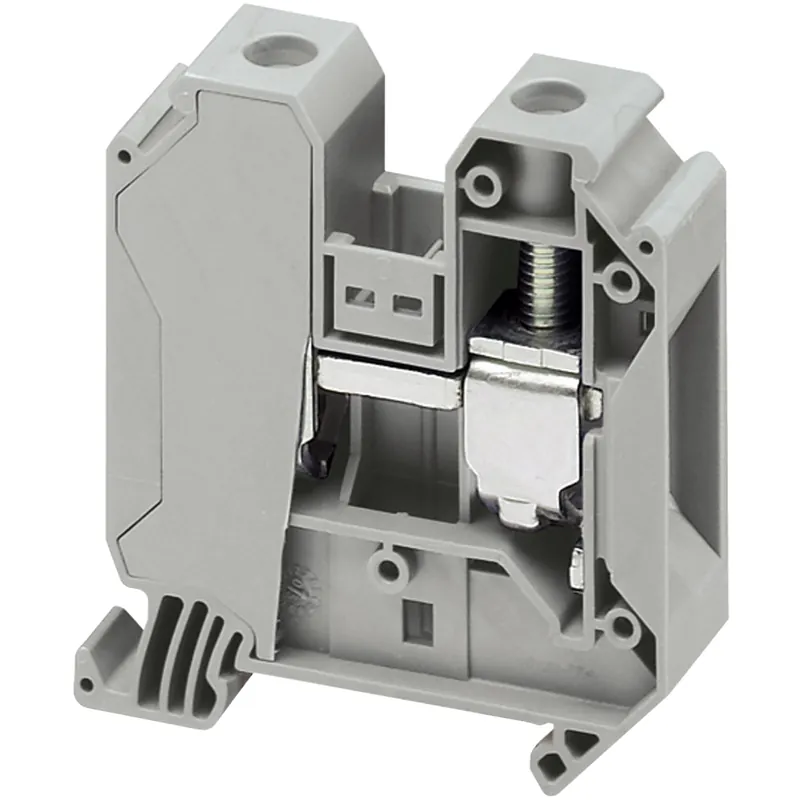 Schneider Electric NSYTRV352 Square D 35 mm 2-Point Gray 14 AWG Solid/Stranded Copper Screw Terminal Block