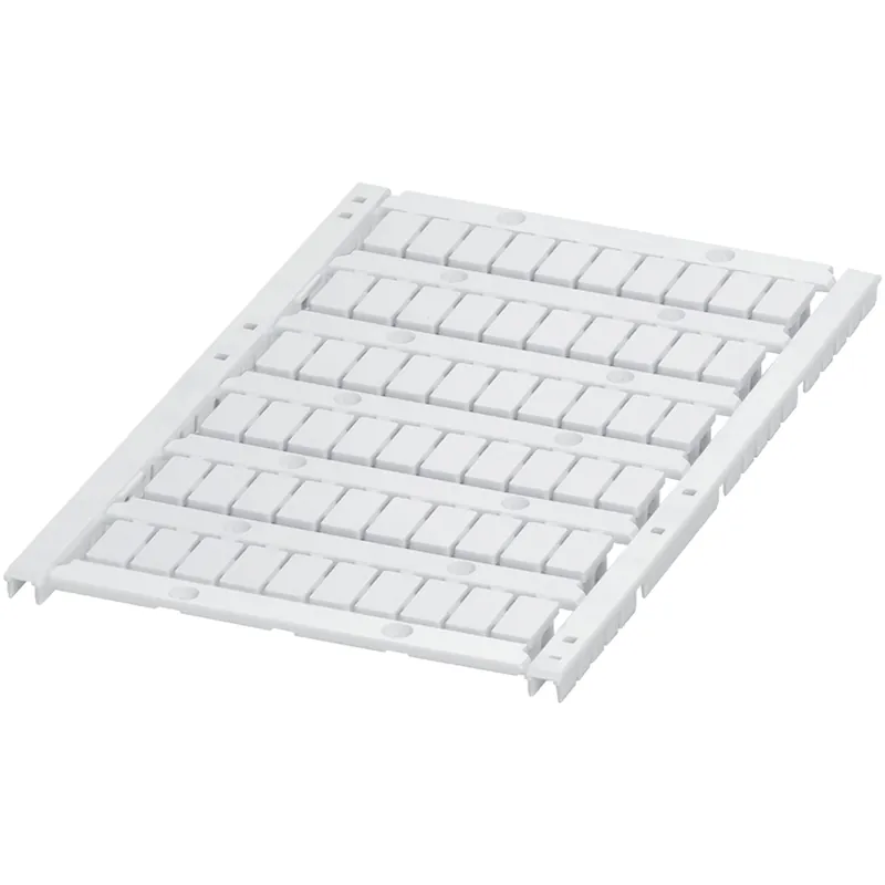 Schneider Electric NSYTRABPV6 Square D 6 mm 60-Character 6-Strip Blank Terminal Block Marking Card