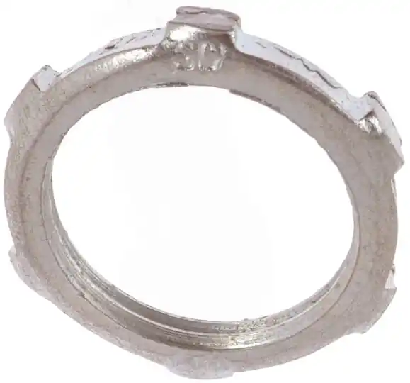 Steel City LN-106 2 Conduit Locknut - Steel/Zinc Plated