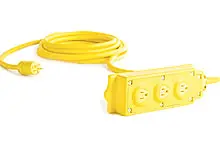 Woodhead 31593 RUB BX W/3 RCPT-NEMA 5-15R