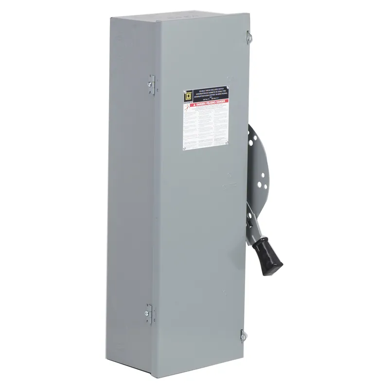 Square D 92451 240 VAC 30 Amp 4-Pole Non-Fusible Double Throw Safety Switch