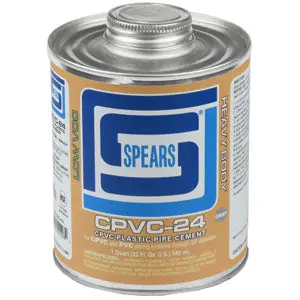 Spears CPVC24G-040 GALLON CPVC-24 HEAVY BODY GRAY CPVC