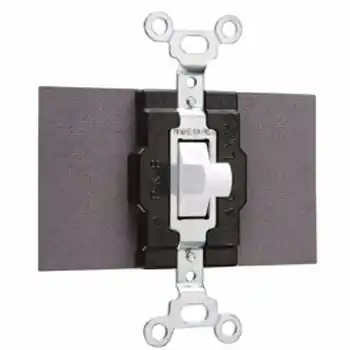 Pass & Seymour 1250W Manual Controller, Single Pole, Double Throw, 15A 120/277V